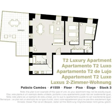팔라시오 카몽이스 - 서비스 아파트